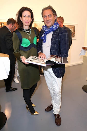 MUNICH, GERMANY - SEPTEMBER 17: Publisher Dr. Marcella Prior-Callwey and Interiordesigner Peter Buchberger during the book launch of "Peter Buchberger - Wohndesign" by Peter Buchberger on September 17, 2019 in Munich, Germany. (Photo by Gisela Schober/Getty Images for Peter Buchberger)